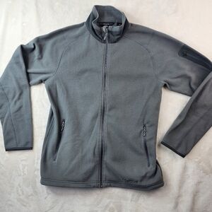 Marmot sweater Zip Up Jacket Polartec Gray Men’s Medium Long sleeve winter fall